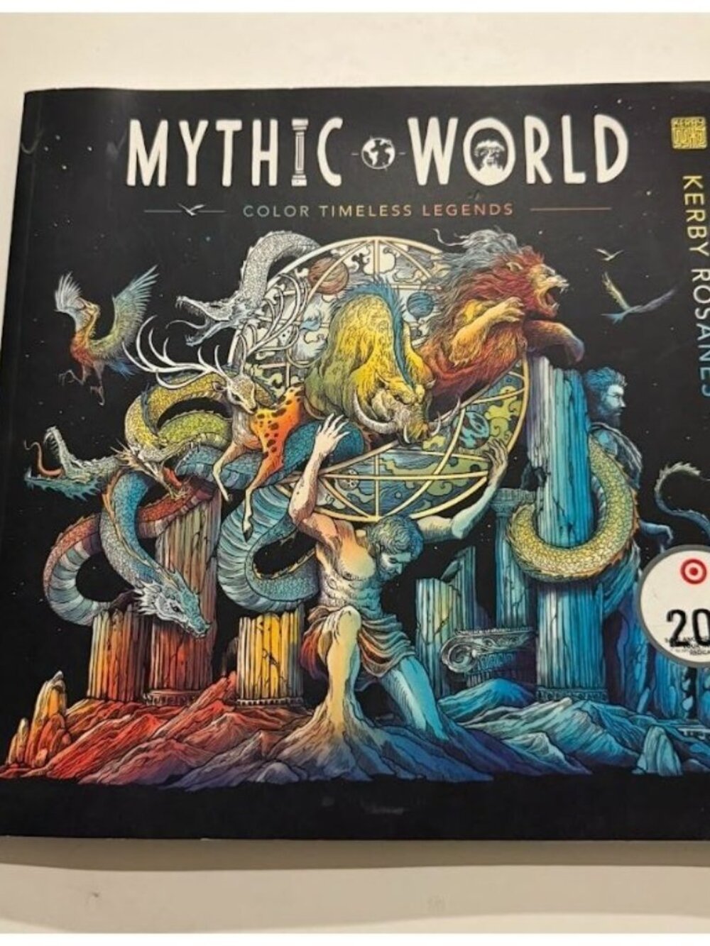 Mythic World Coloring Book By Kerby Rosanes